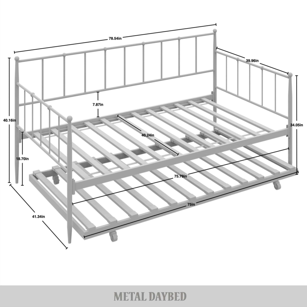 Saturnetworks Brown Daybed - Thumbnail - Image 7