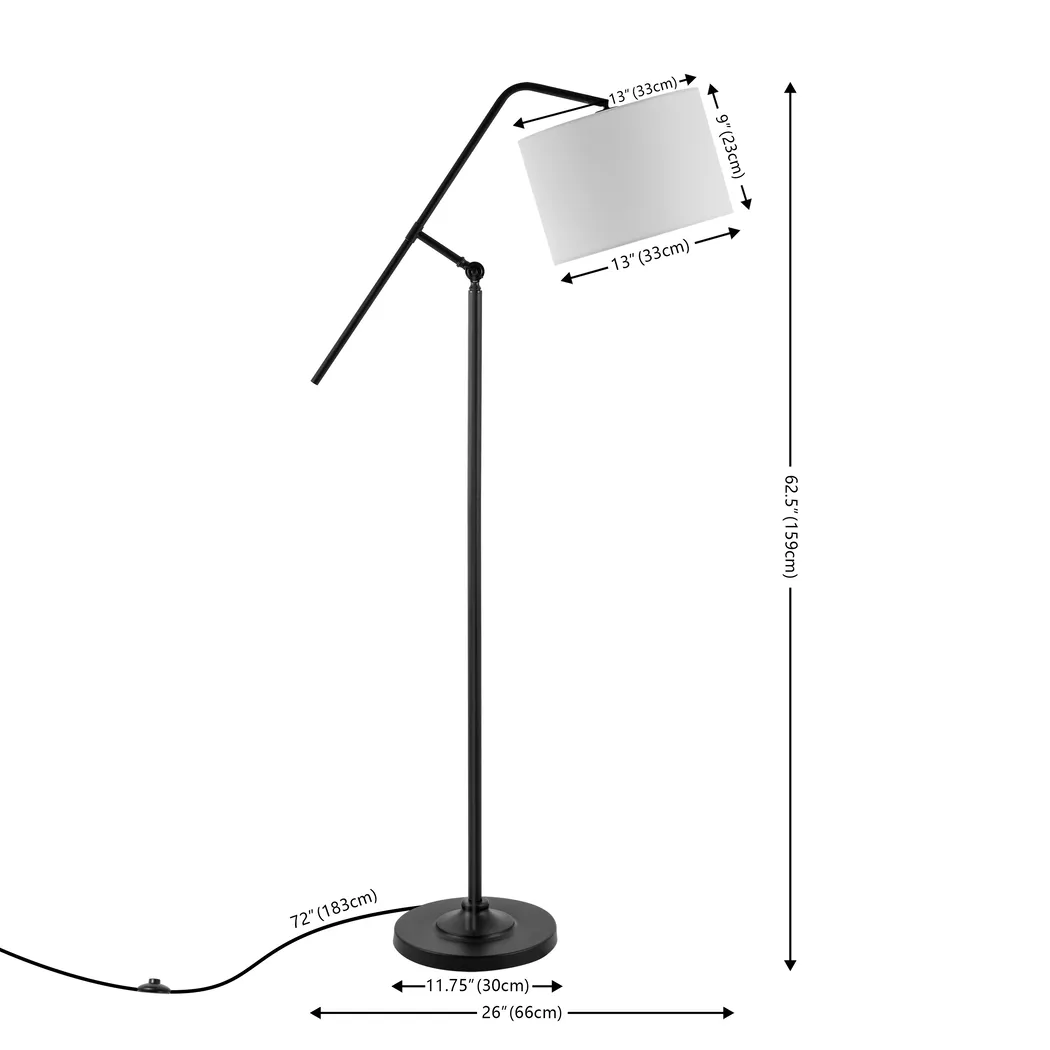 Sauer Land Black Floor Lamp - Thumbnail - Image 2