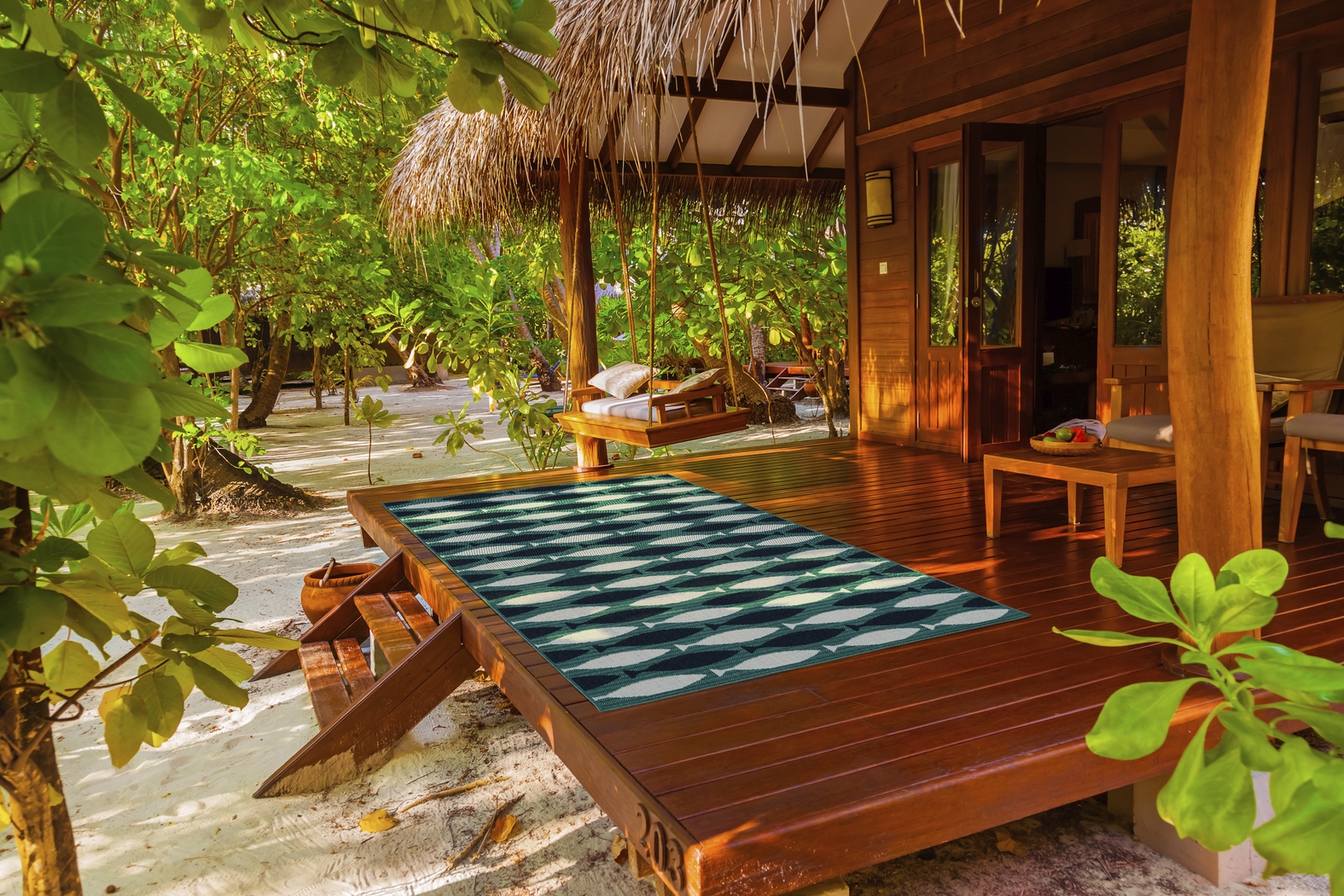 Sauhampton Blue 7'2 x 10'4 Rug - Thumbnail - Image 3