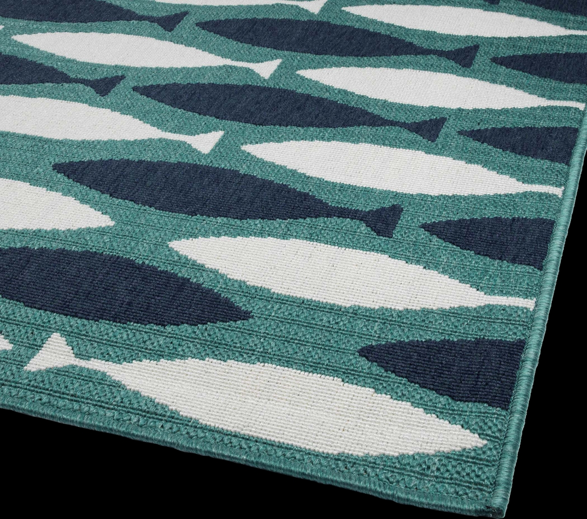 Sauhampton Blue 7'2 x 10'4 Rug - Thumbnail - Image 4