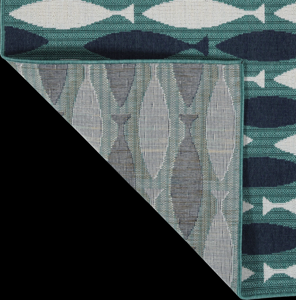 Sauhampton Blue 7'2 x 10'4 Rug - Thumbnail - Image 6