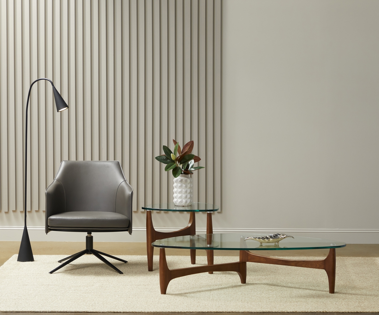 Saunier II Walnut Cocktail Table - Thumbnail - Image 3