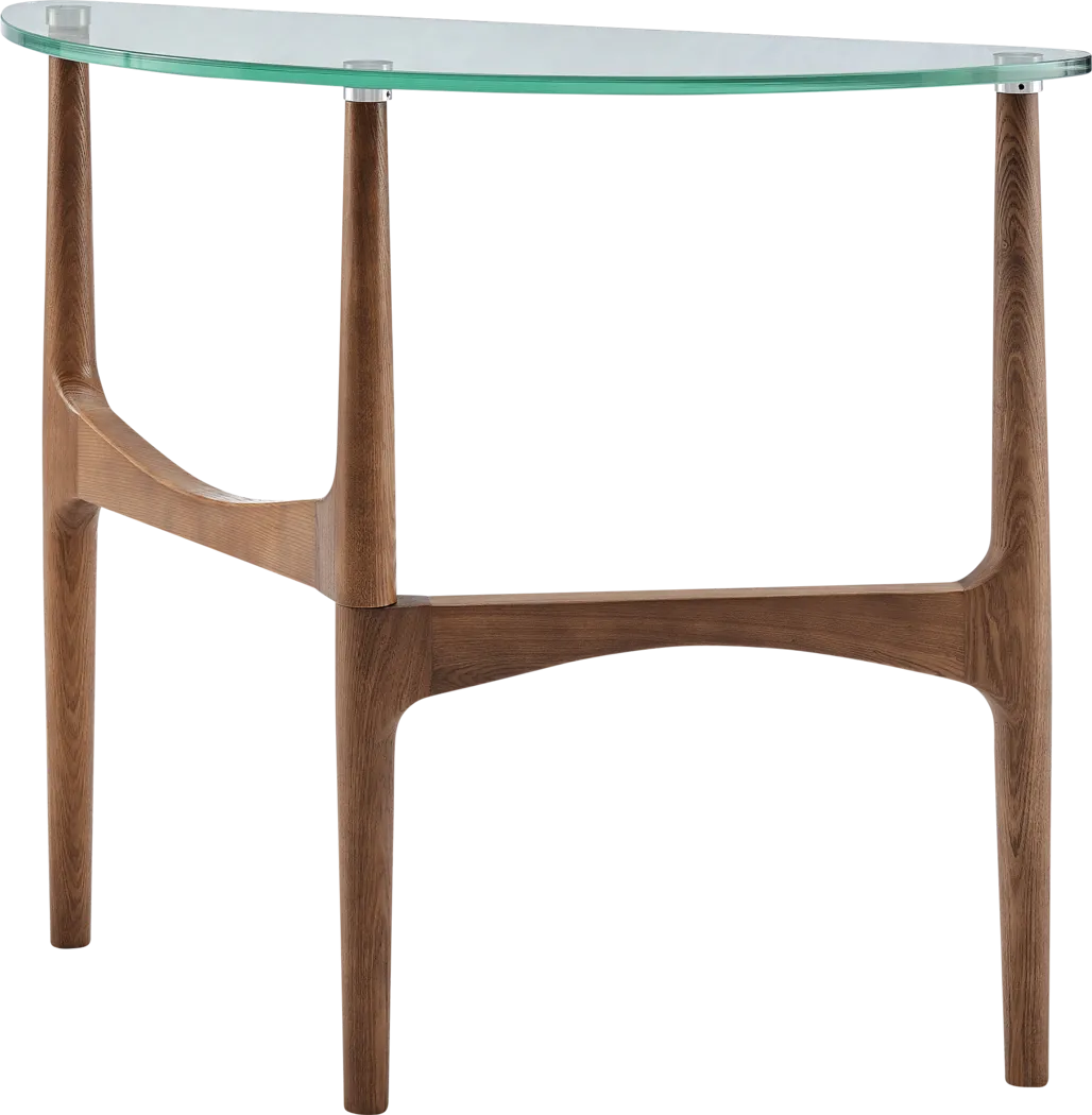 Saunier IV Walnut Console Table - Thumbnail - Image 2
