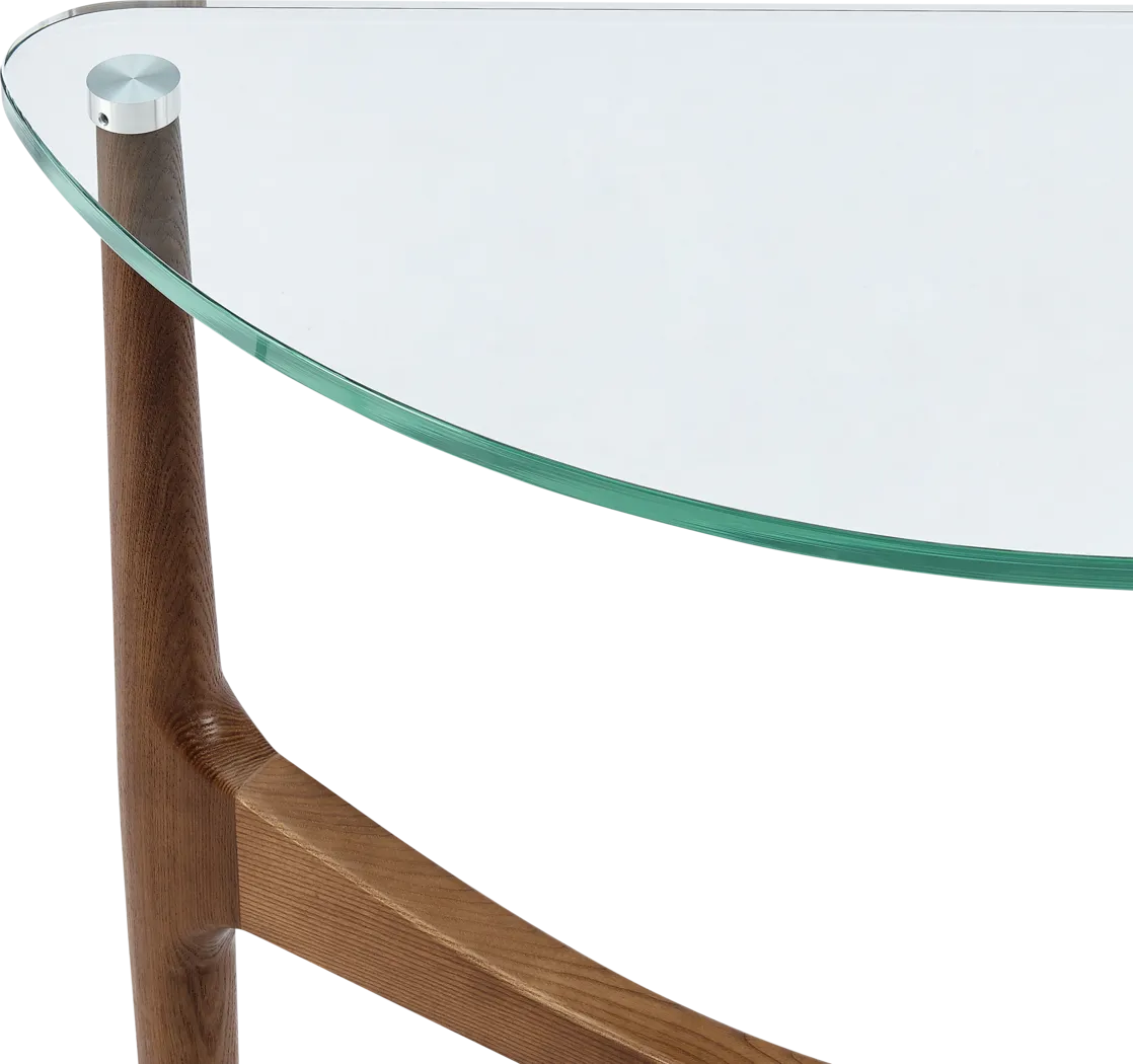 Saunier IV Walnut Console Table - Thumbnail - Image 6