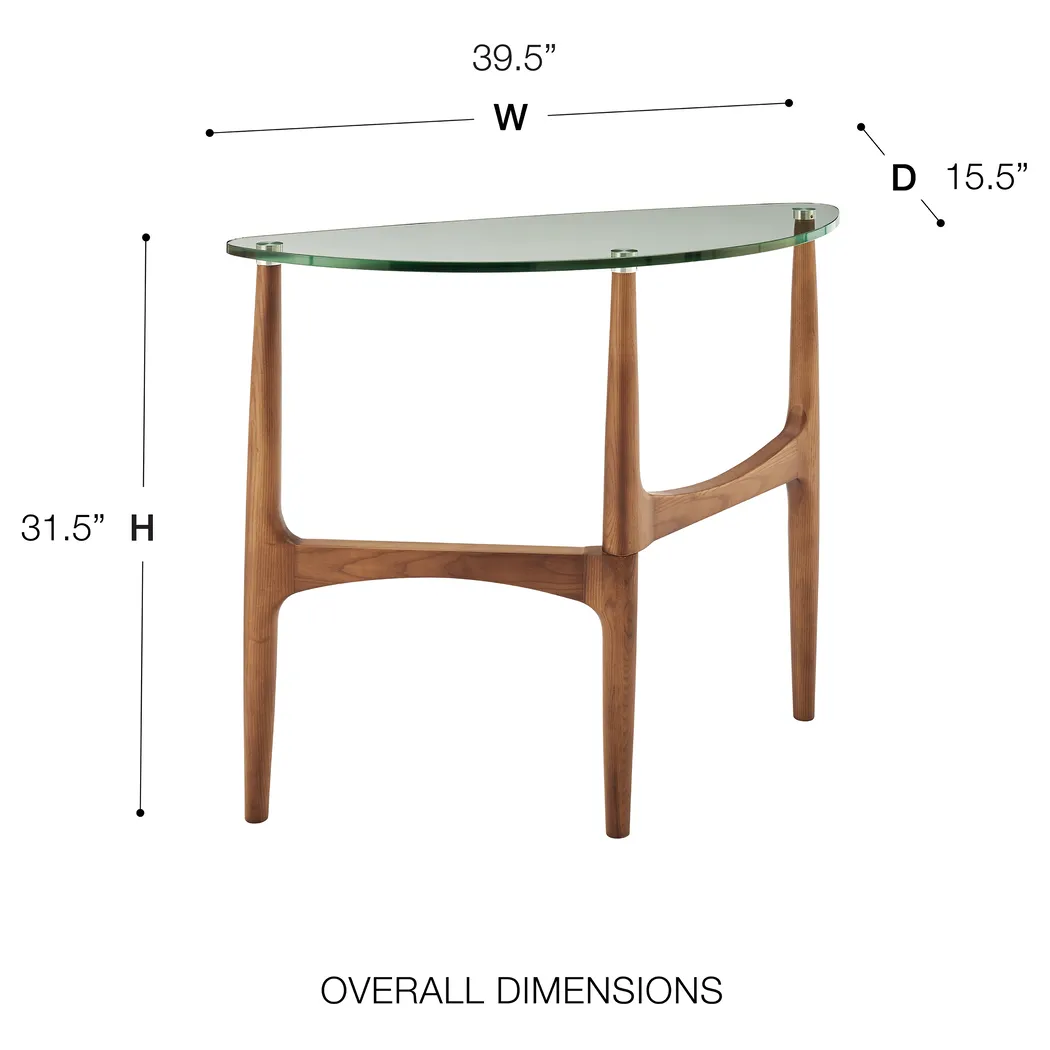 Saunier IV Walnut Console Table - Thumbnail - Image 7