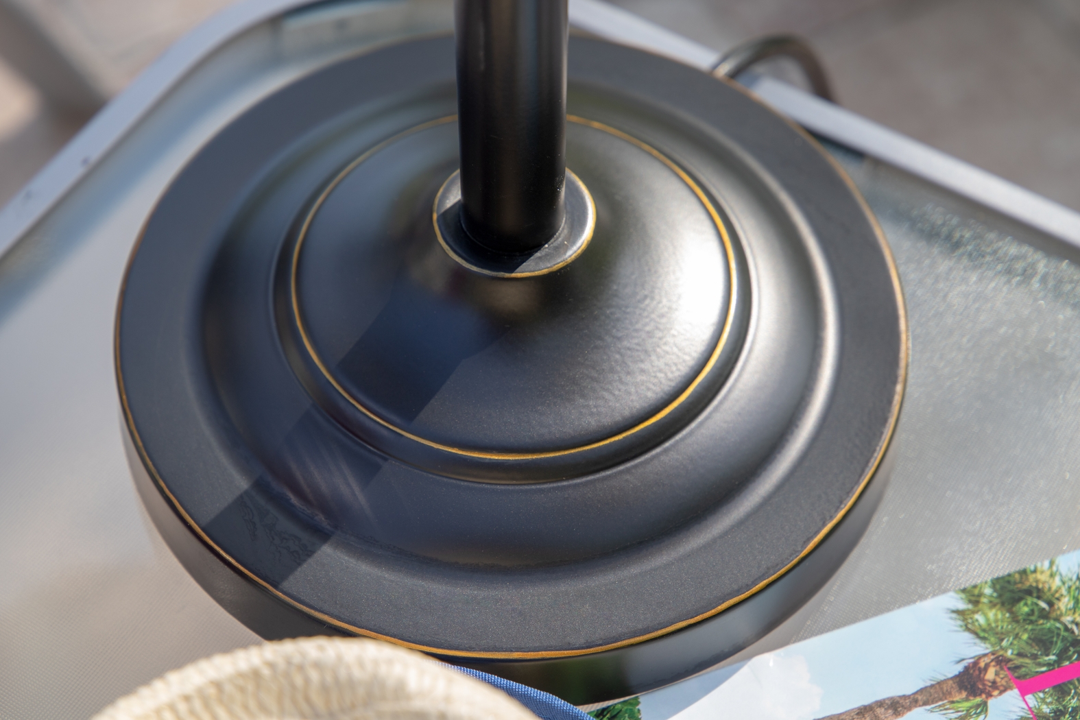 Sauratown Black Outdoor Table Lamp - Thumbnail - Image 2