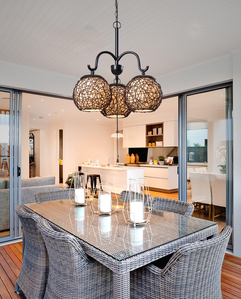 Sauratown Brown Outdoor Chandelier - Thumbnail - Image 2