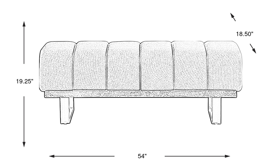 Dimension Image. Please refer to the Dimension Tab on this page for dimension details.