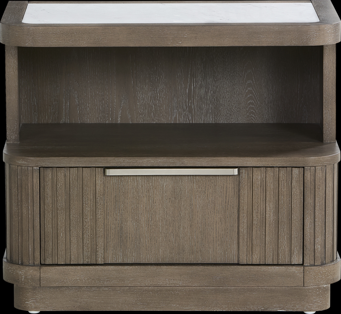 Sausalito Brown 7 Pc Queen Panel Bedroom - Thumbnail - Image 9