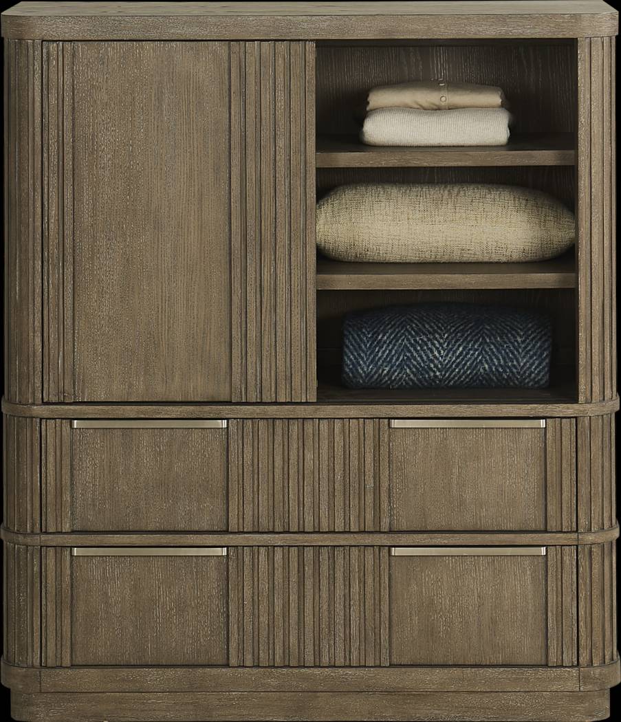 Sausalito Brown 2 Pc Chest - Thumbnail - Image 2