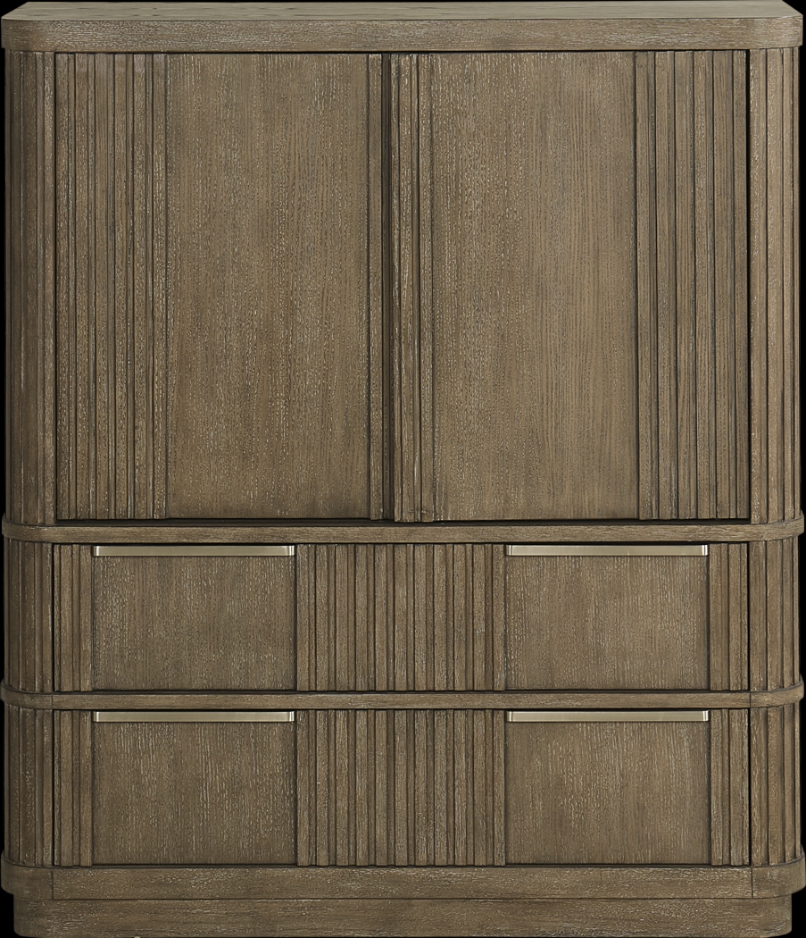 Sausalito Brown 2 Pc Chest - Thumbnail - Image 1