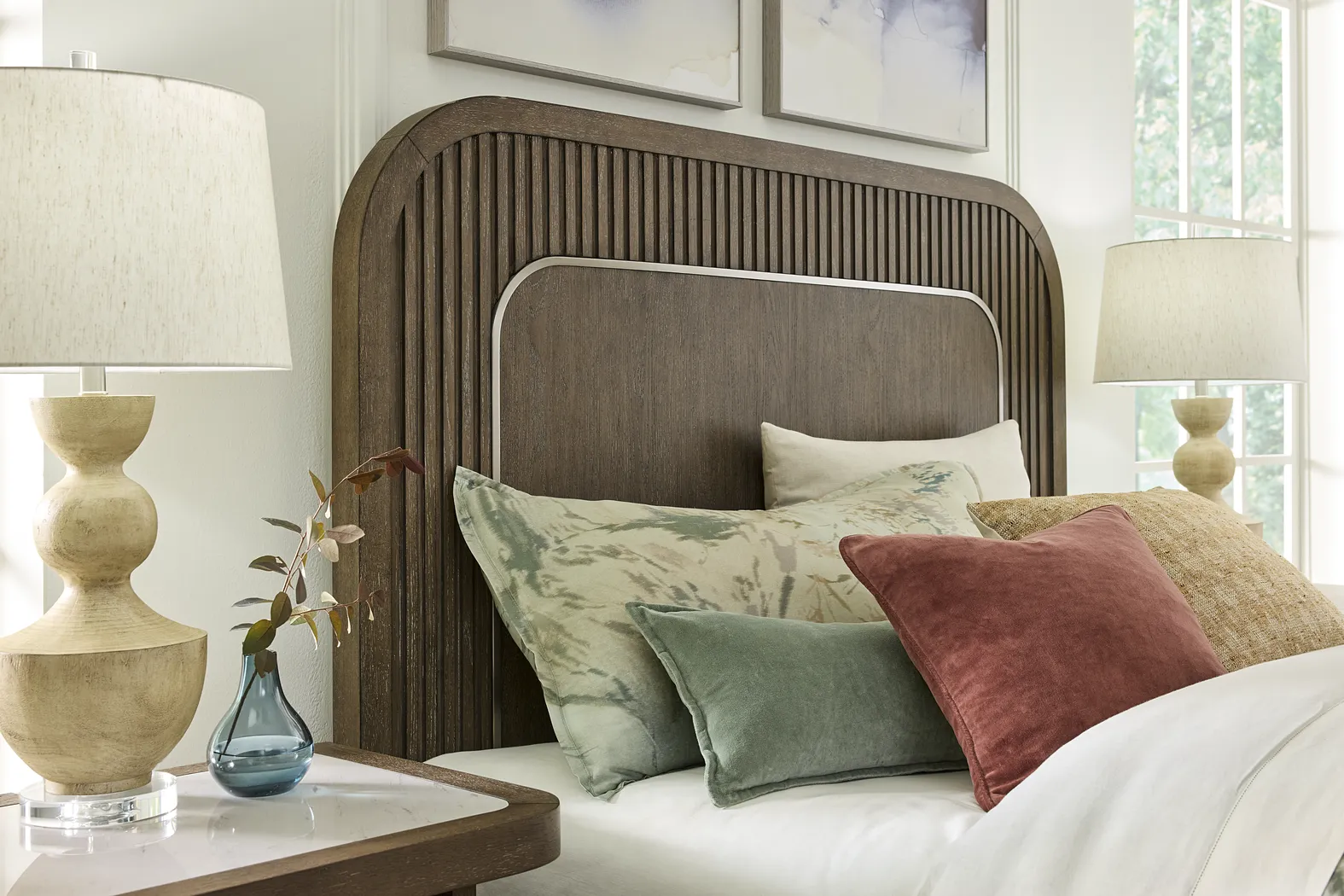 Sausalito Brown 5 Pc King Panel Bedroom - Thumbnail - Image 3