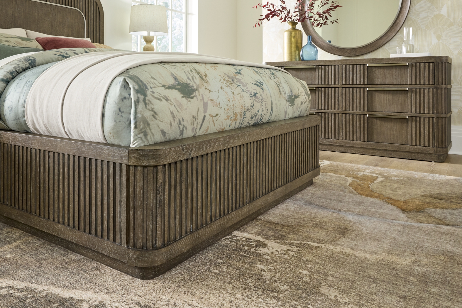 Sausalito Brown 3 Pc Queen Panel Bed - Thumbnail - Image 4