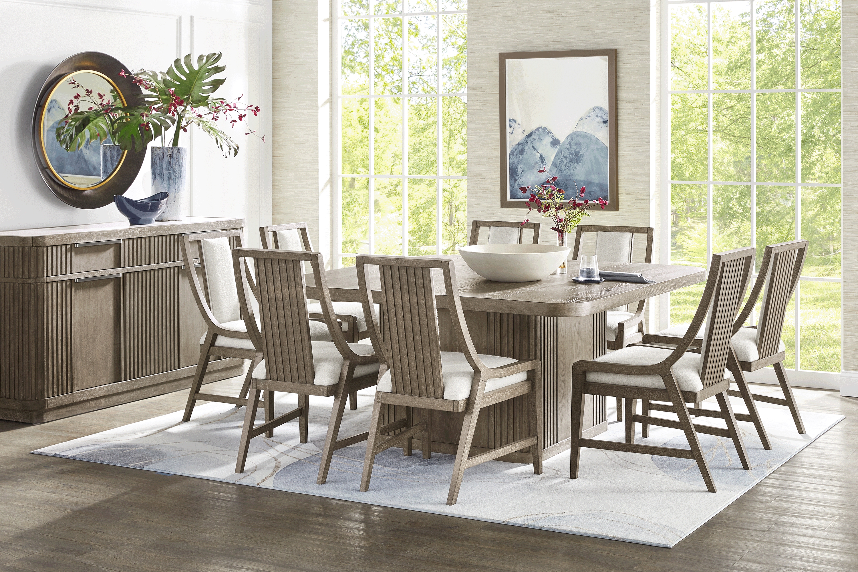 Sausalito Brown Dining Table - Thumbnail - Image 2