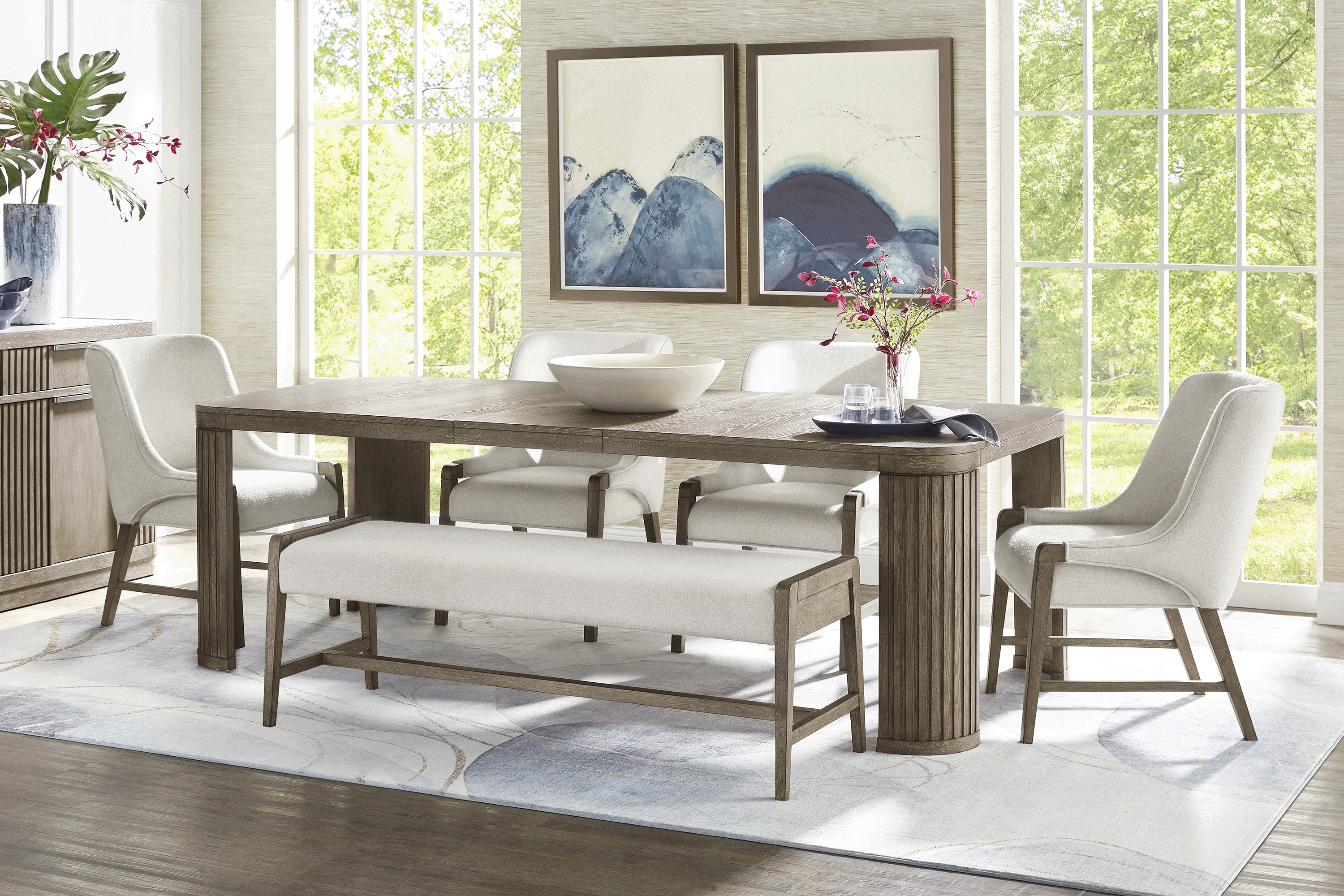 Sausalito Brown 6 Pc Dining Room - Thumbnail - Image 1