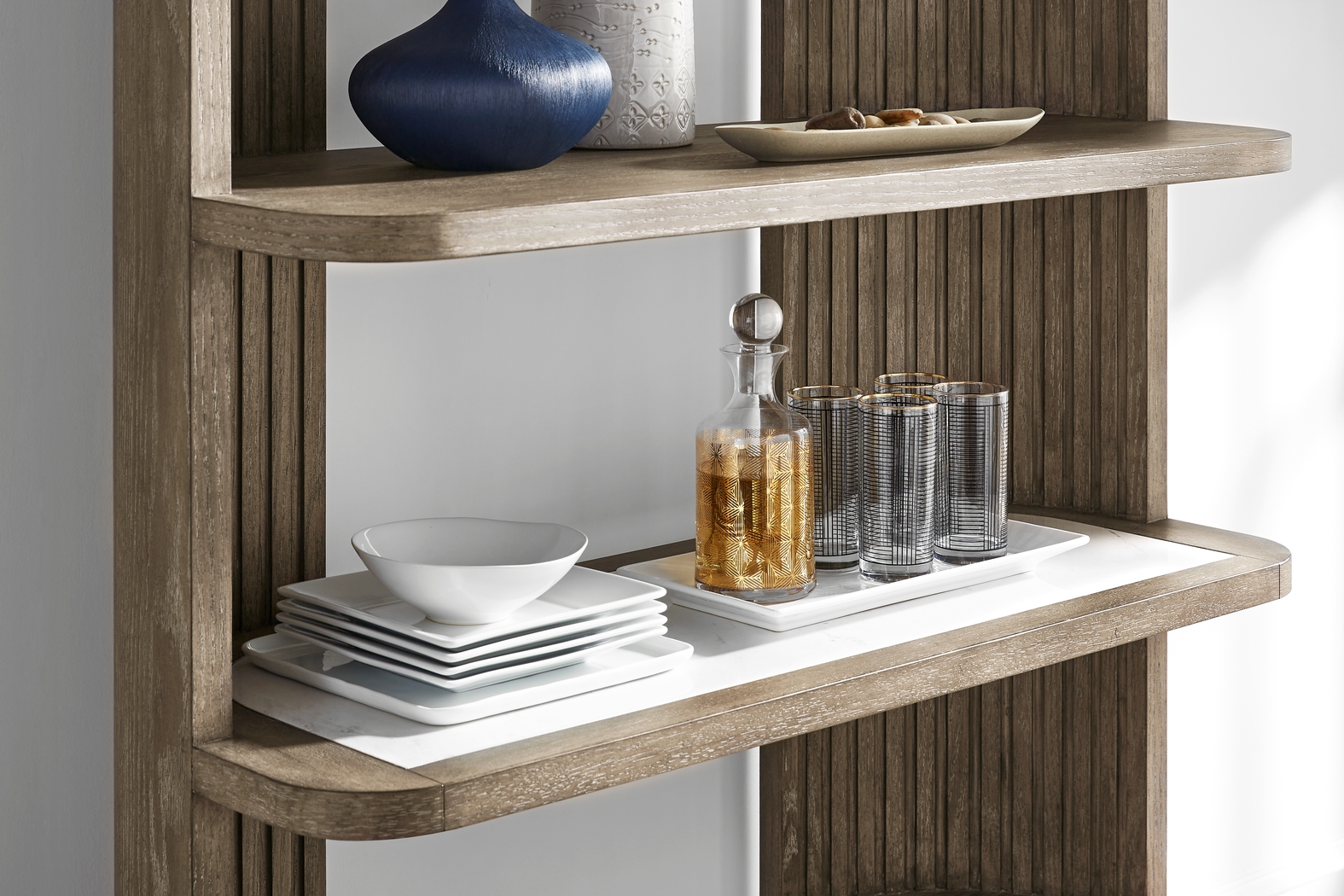 Sausalito Brown Display Cabinet - Thumbnail - Image 3