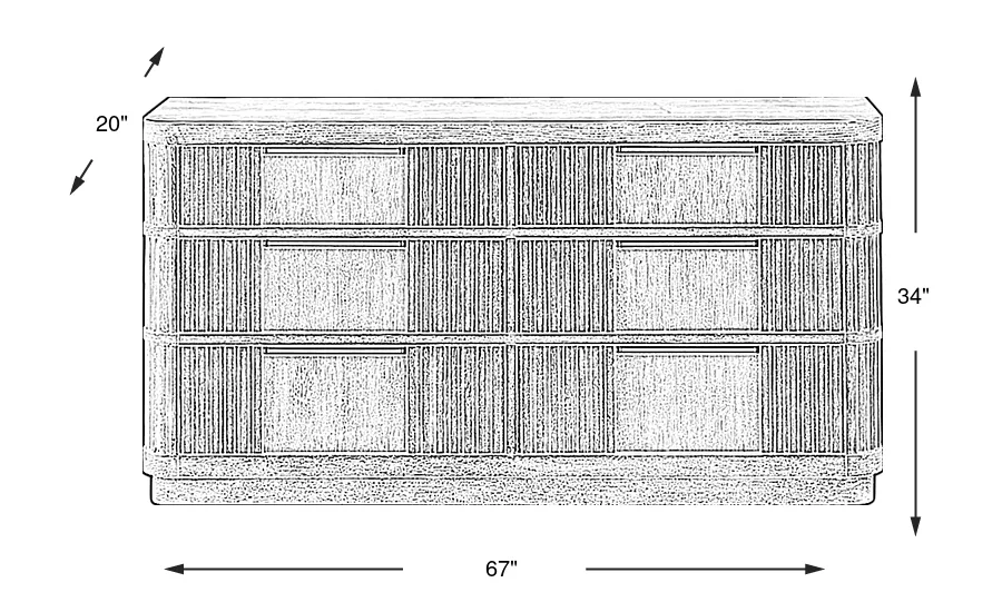 Dimension Image. Please refer to the Dimension Tab on this page for dimension details.