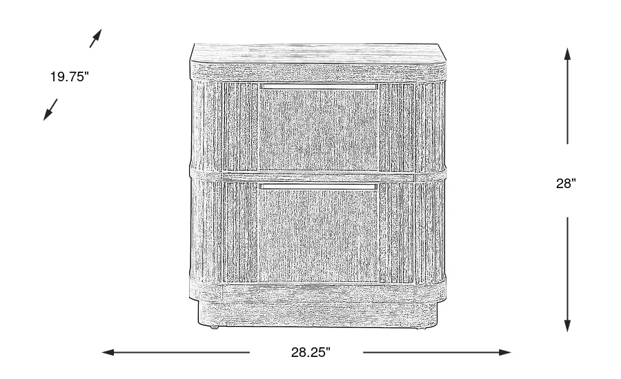 Dimension Image. Please refer to the Dimension Tab on this page for dimension details.