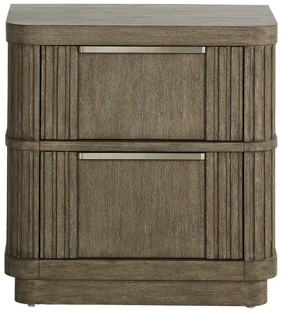 brown nightstand
