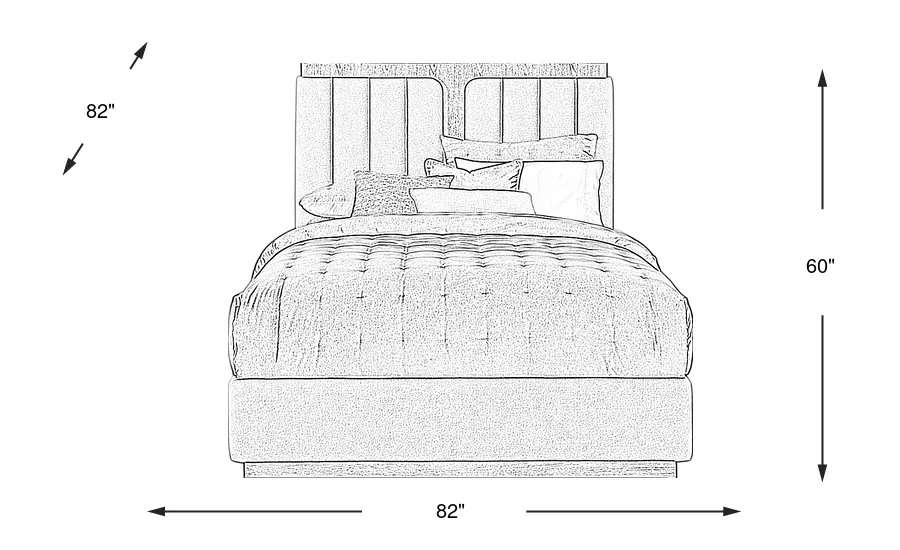 Dimension Image. Please refer to the Dimension Tab on this page for dimension details.