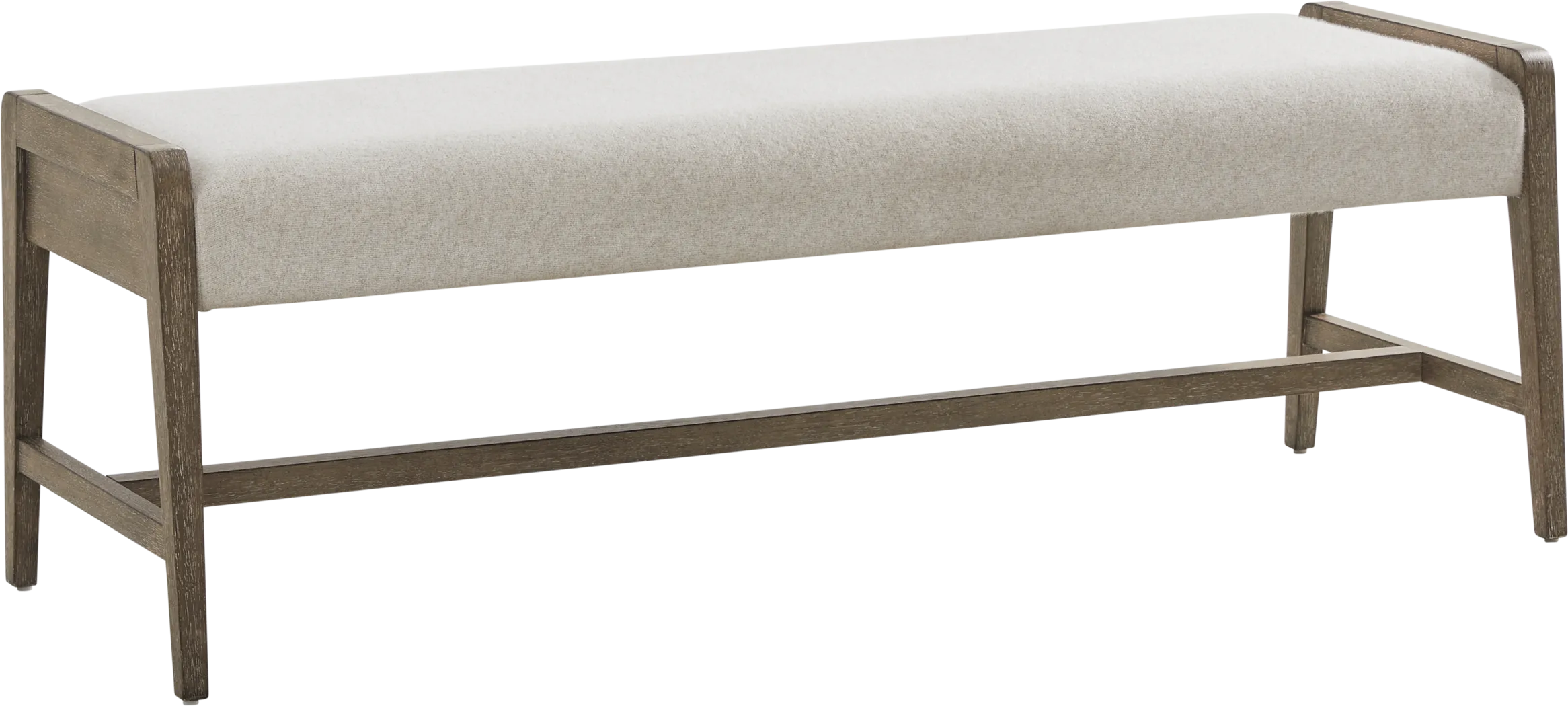 Sausalito Cream Dining Bench - Thumbnail - Image 1