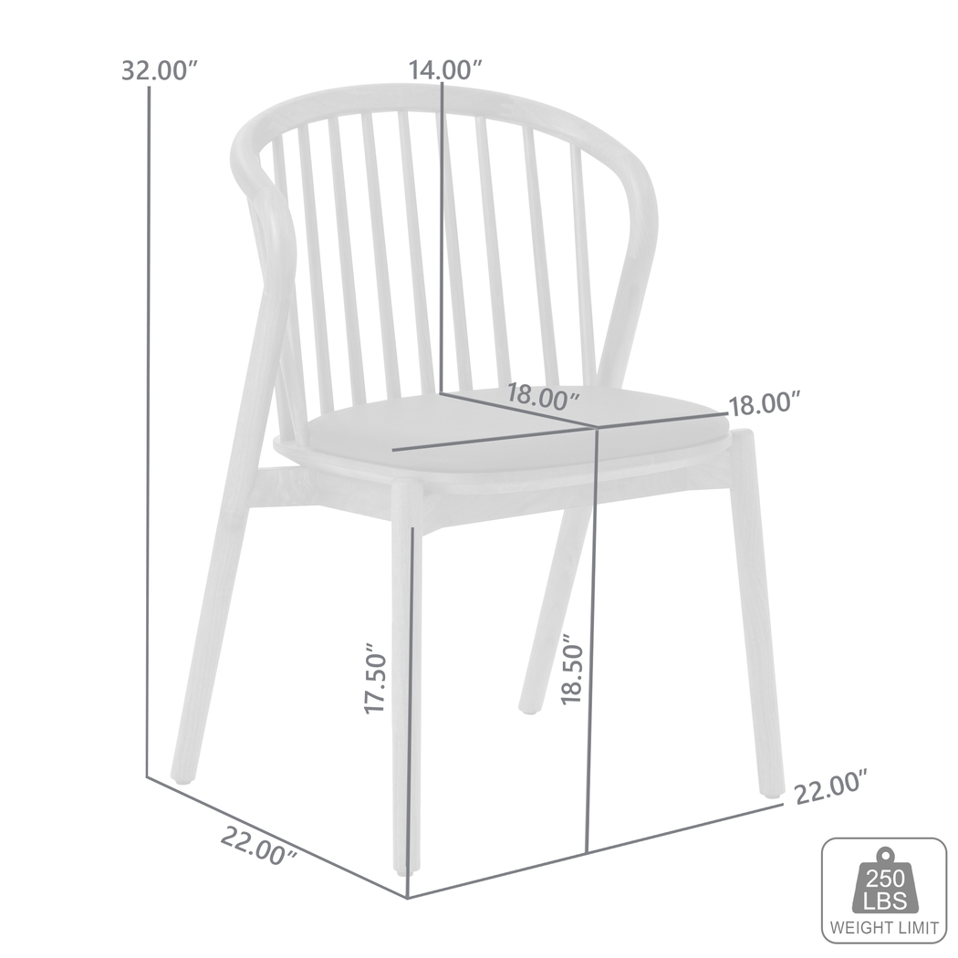 Savafait Black Side Chair, Set of 2 - Thumbnail - Image 15