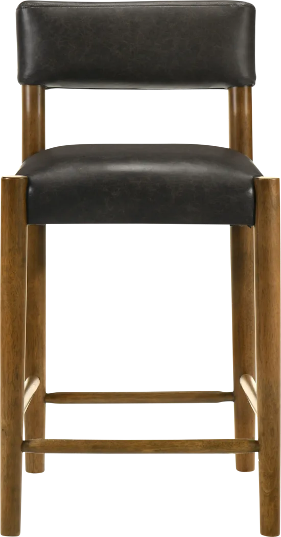 Savaher Black Counter Height Stool, Set of 2 - Thumbnail - Image 6