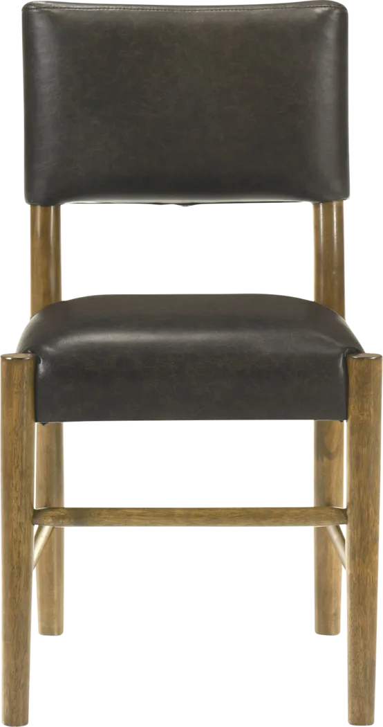 Savaher Black Side Chair, Set of 2 - Thumbnail - Image 3