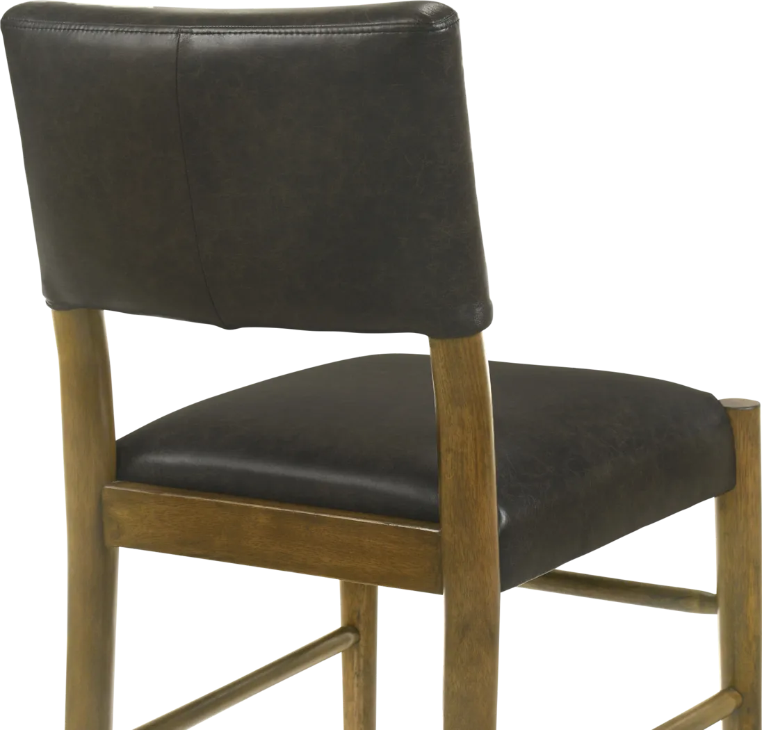 Savaher Black Side Chair, Set of 2 - Thumbnail - Image 4