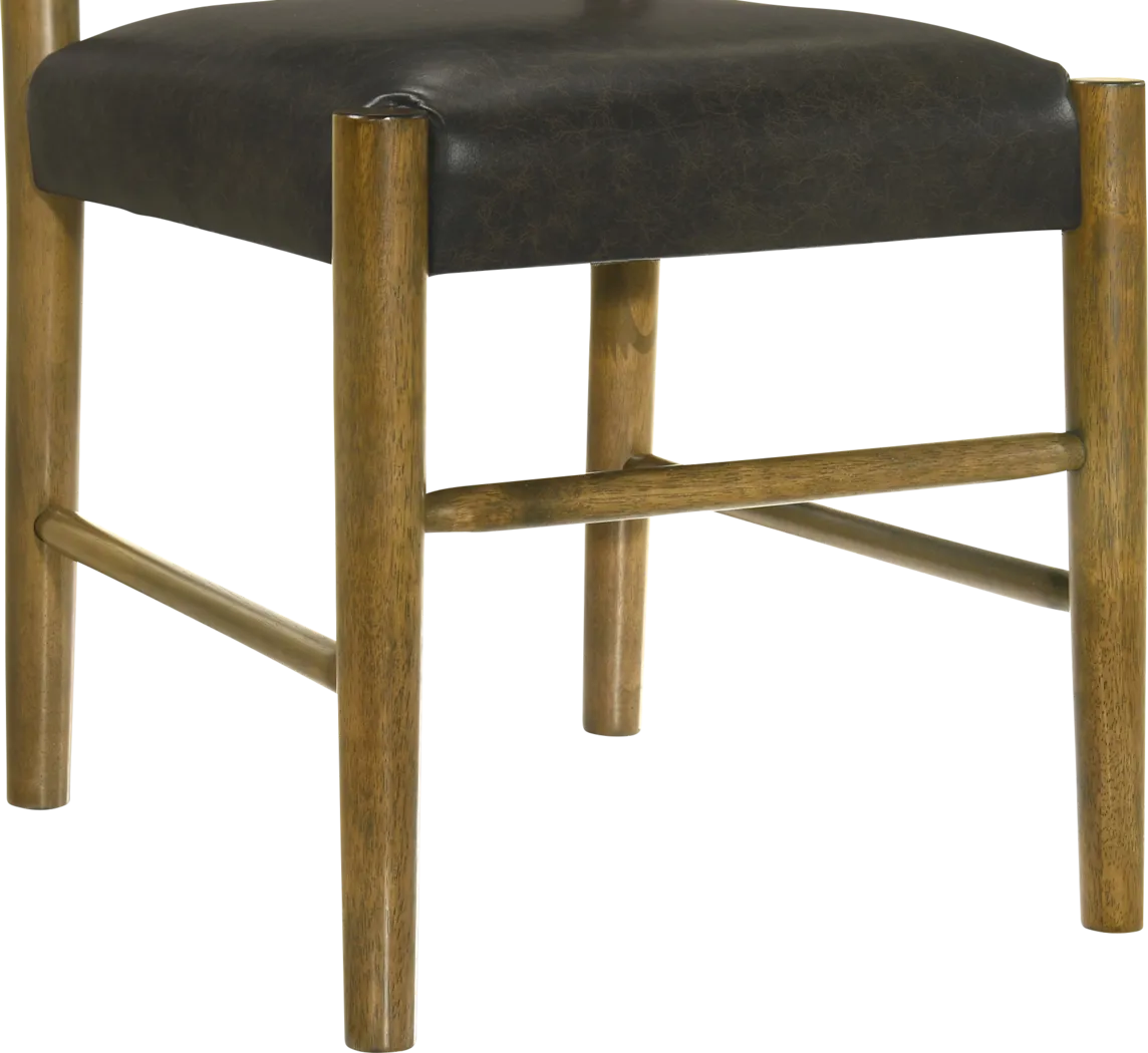 Savaher Black Side Chair, Set of 2 - Thumbnail - Image 7