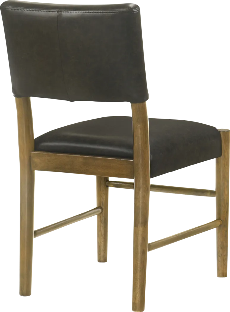 Savaher Black Side Chair, Set of 2 - Thumbnail - Image 8