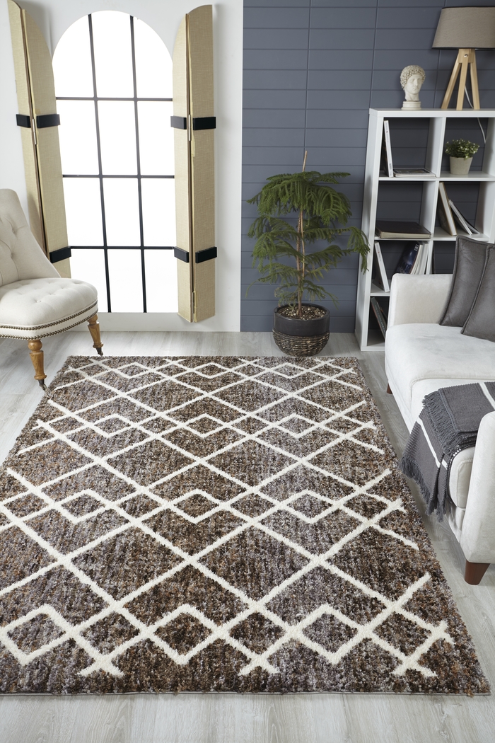 Savalow Brown 5'3 x 7'7 Rug - Thumbnail - Image 2