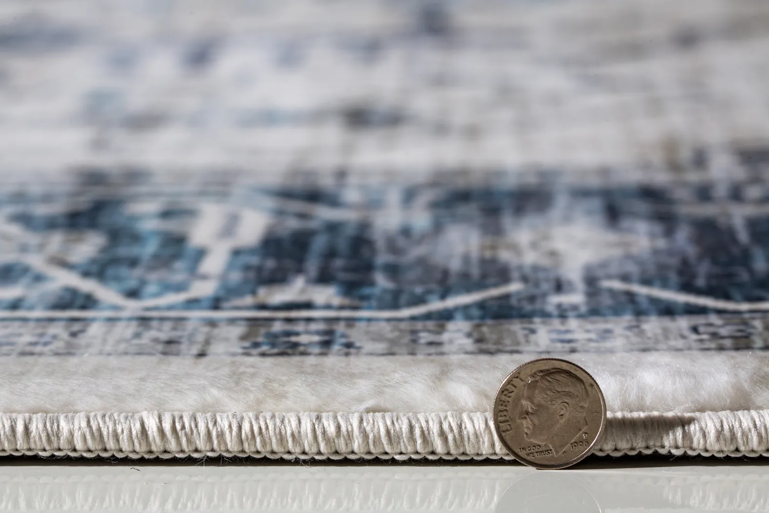 Savanora Ivory/Blue 7'6 x 10' Rug - Thumbnail - Image 3