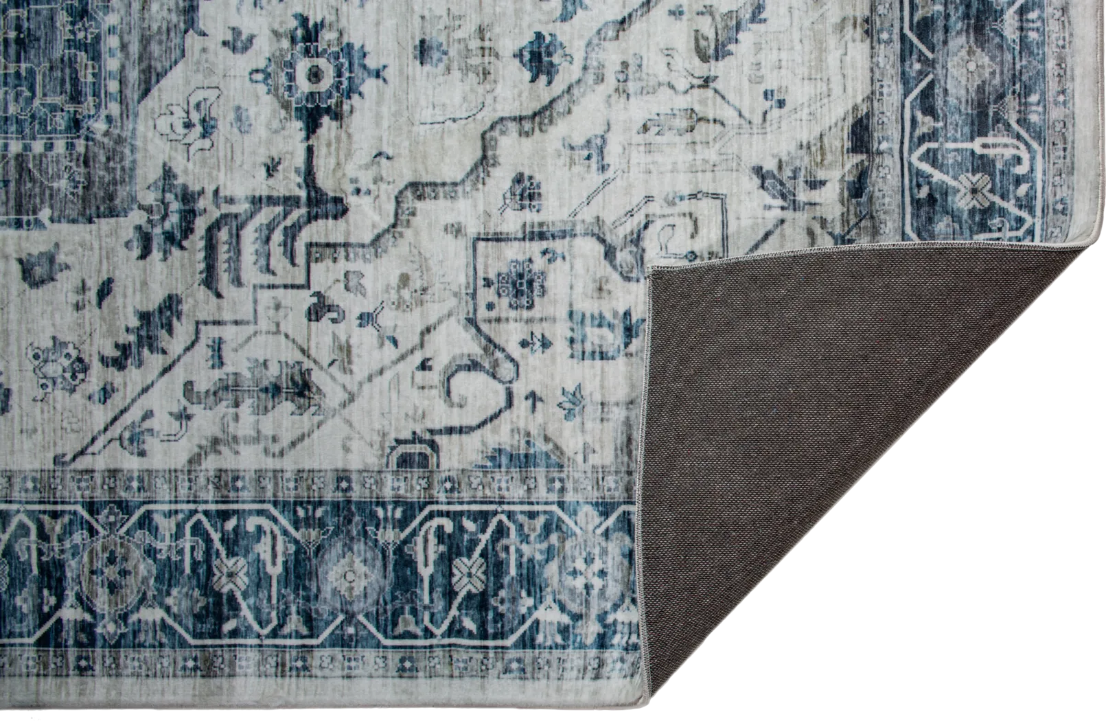Savanora Ivory/Blue 7'6 x 10' Rug - Thumbnail - Image 4