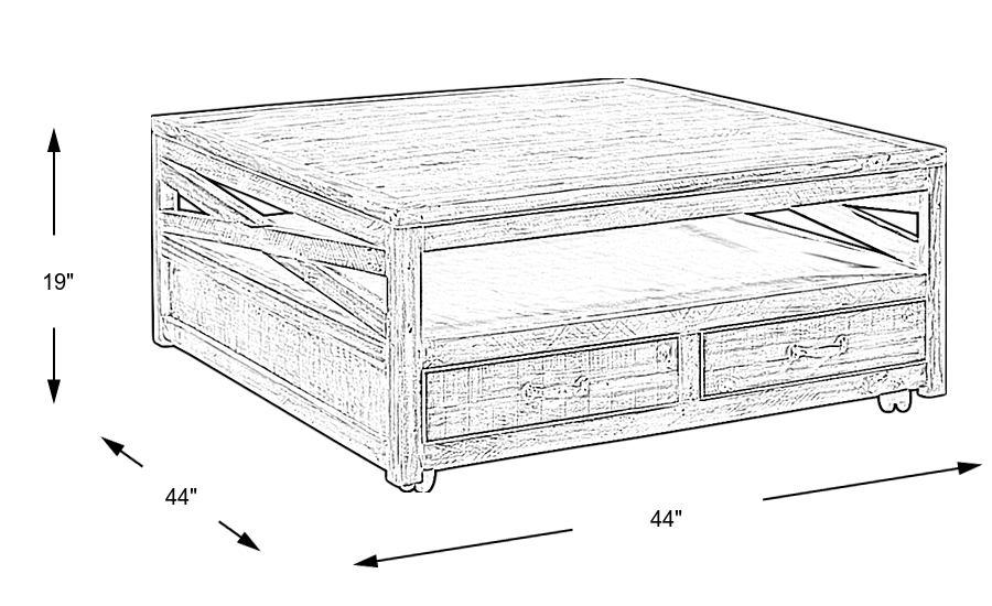 Dimension Image. Please refer to the Dimension Tab on this page for dimension details.