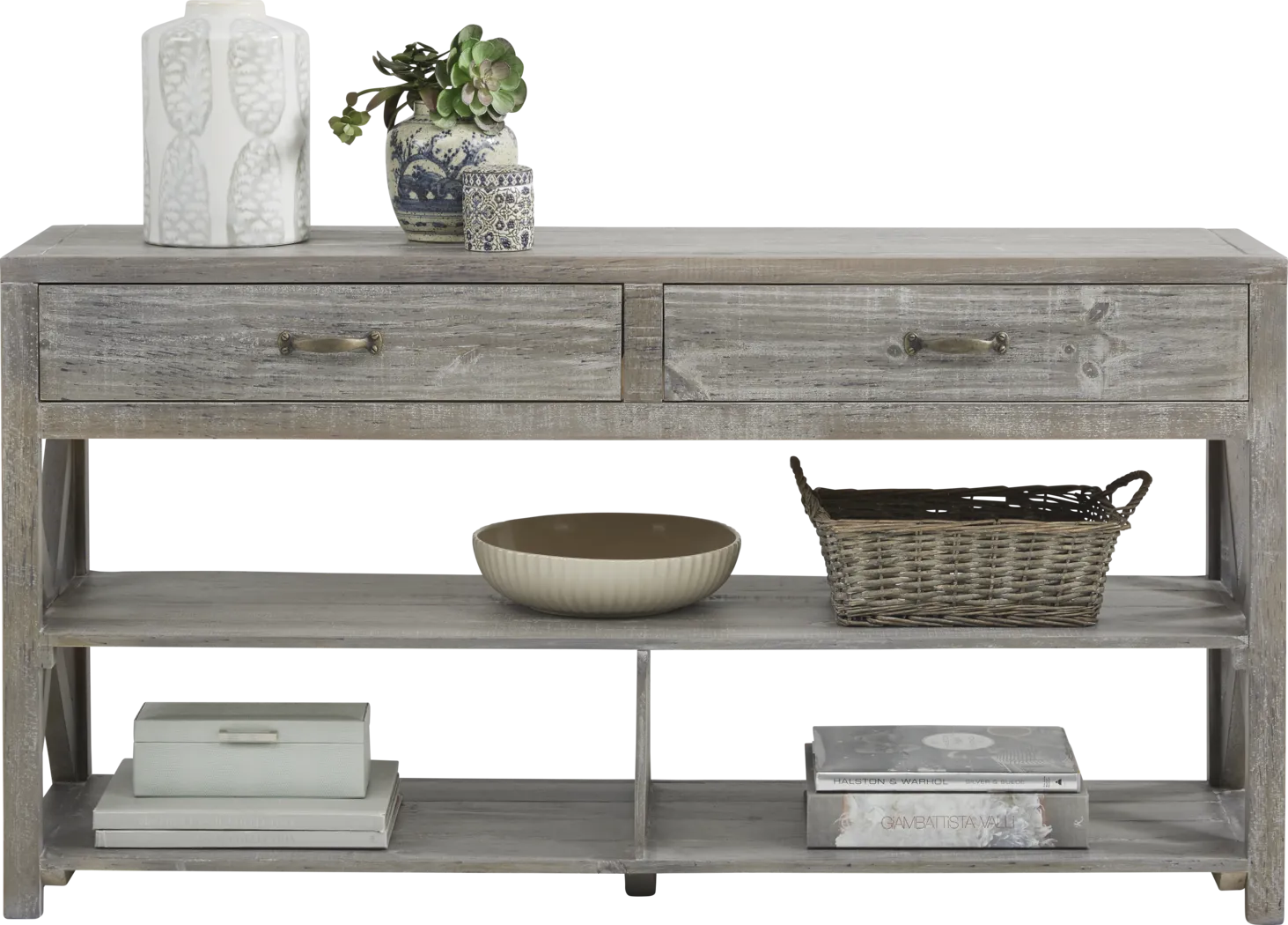 Savenay Gray Sofa Table - Thumbnail - Image 2