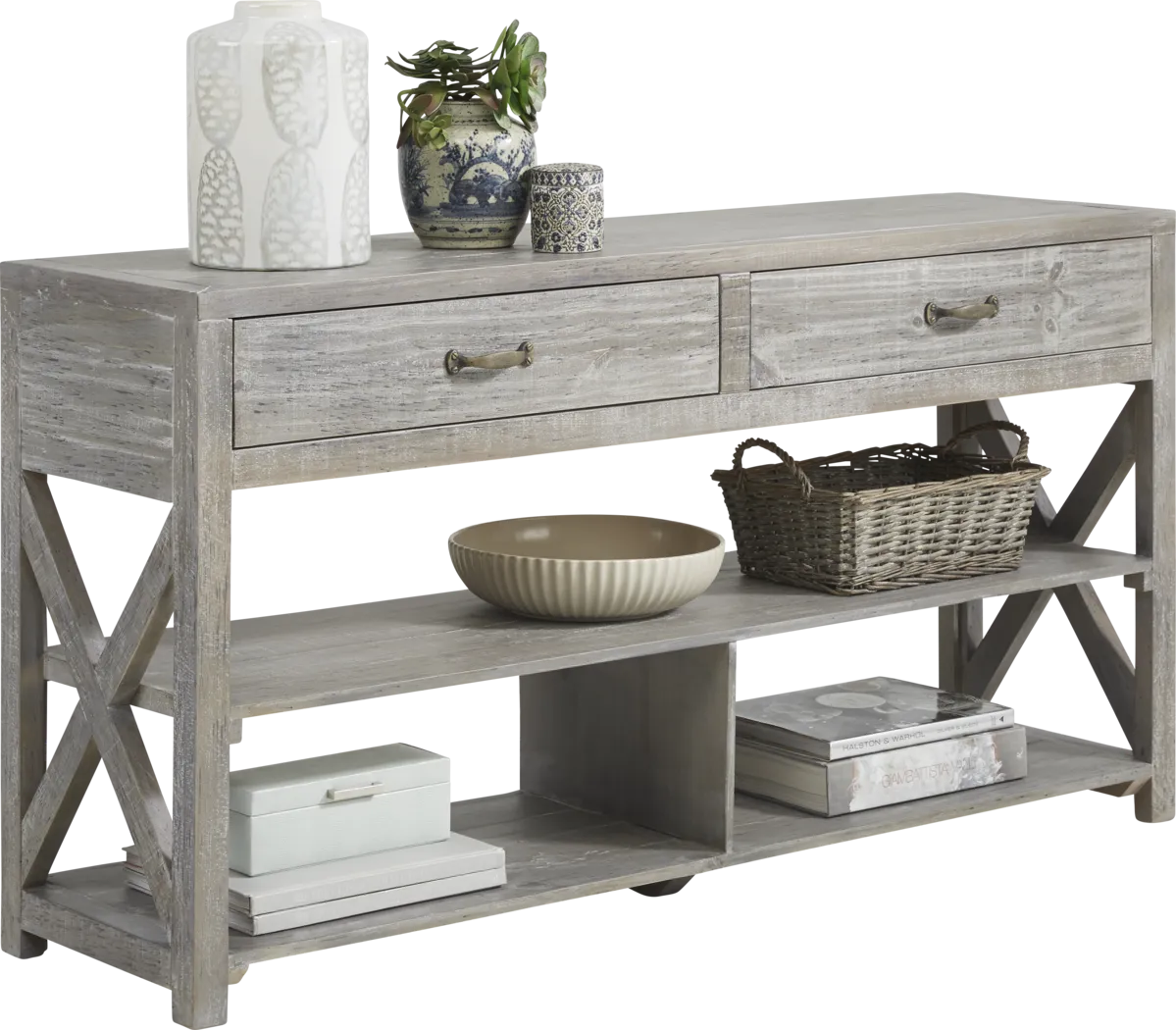 Savenay Gray Sofa Table - Thumbnail - Image 3