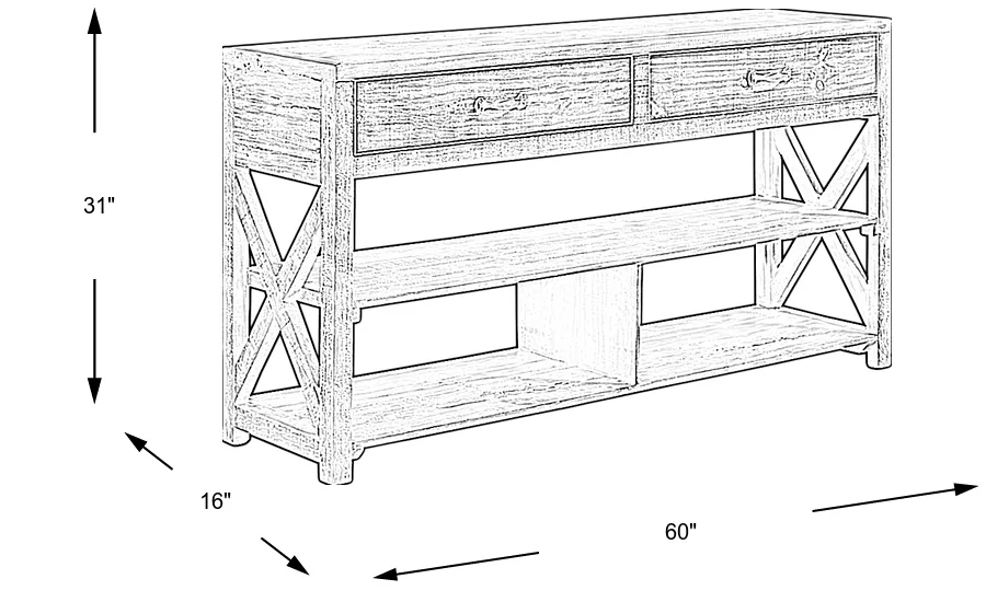 Dimension Image. Please refer to the Dimension Tab on this page for dimension details.