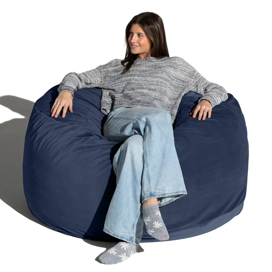 Savenu I Navy Large Bean Bag Chair - Thumbnail - Image 7