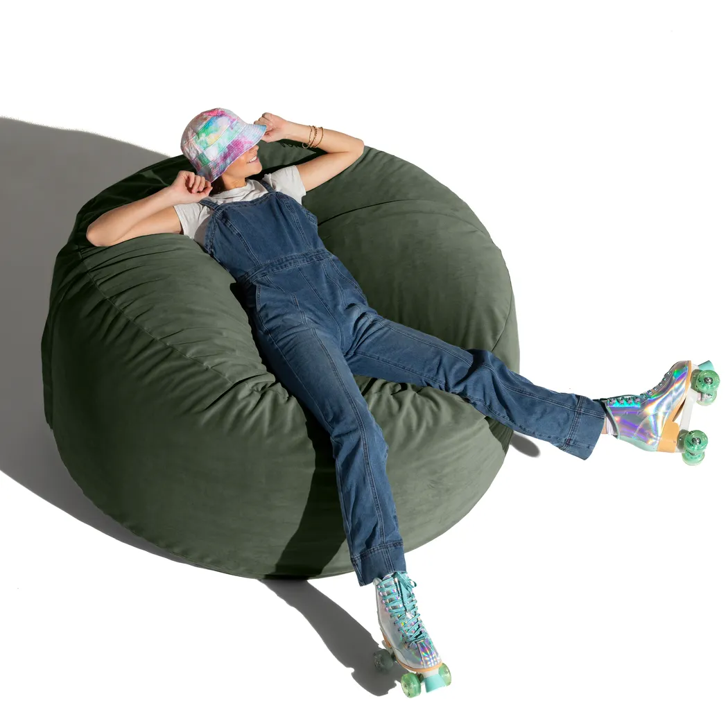 Savenu II Green Large Bean Bag Chair - Thumbnail - Image 6
