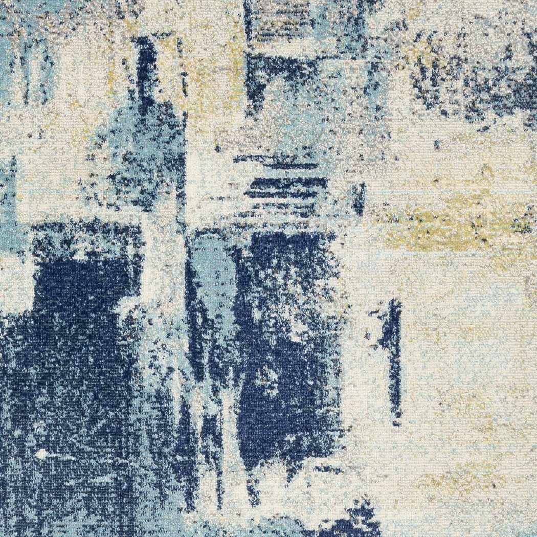 Saviel Navy 7'10 x 10' Rug - Thumbnail - Image 2