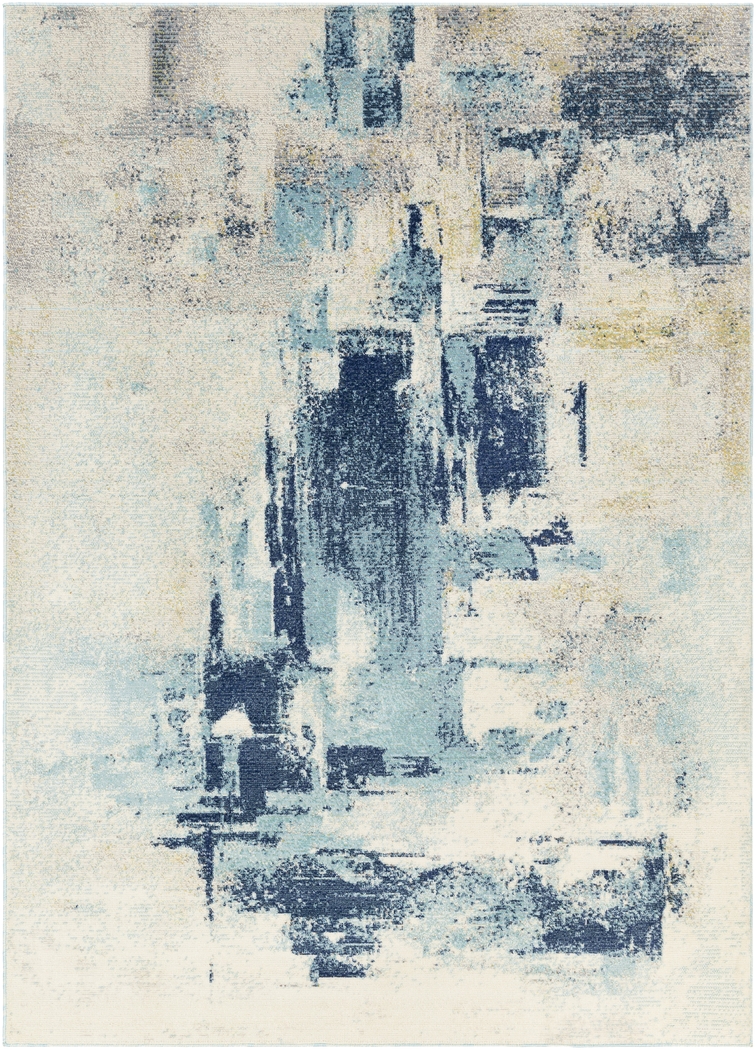 Saviel Navy 7'10 x 10' Rug - Thumbnail - Image 1