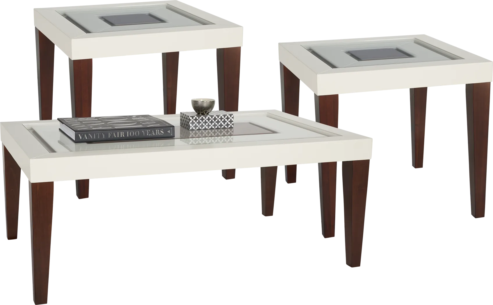 Savona Cherry 3 Pc Table Set - Thumbnail - Image 1