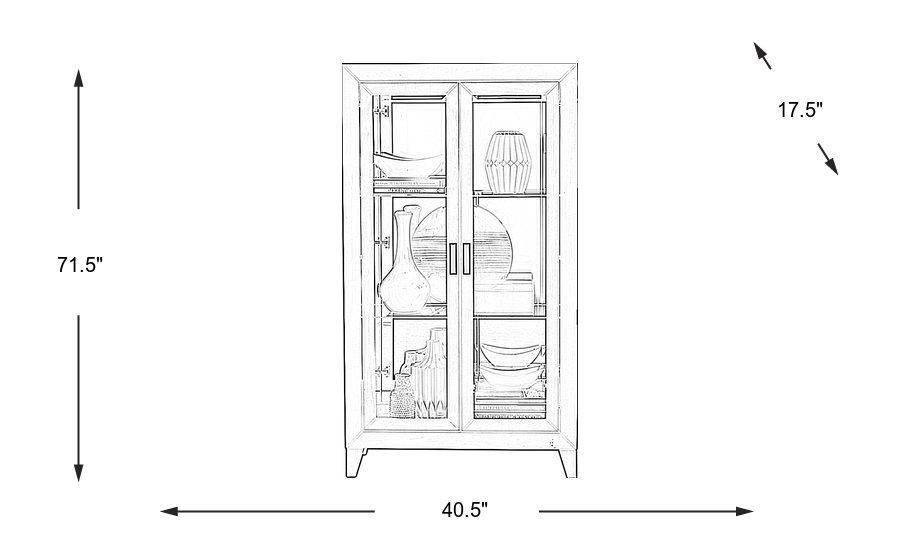 Dimension Image. Please refer to the Dimension Tab on this page for dimension details.