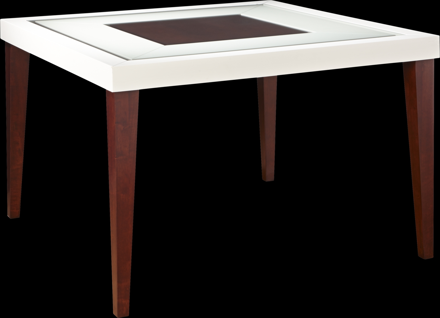 Savona Ivory 5 Pc Counter Height Dining Room with Wood Top Stools - Thumbnail - Image 2