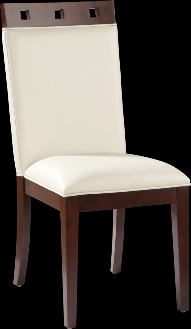 Savona Ivory Wood Top Side Chair - Thumbnail - Image 1