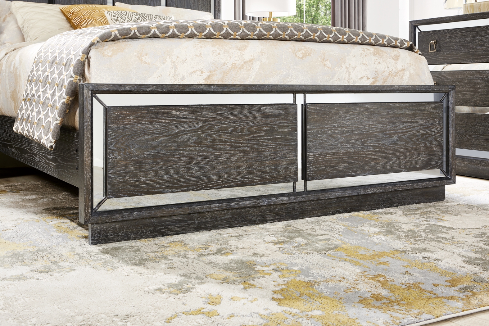 Savoy Creek Ash Gray 3 Pc King Panel Bed - Thumbnail - Image 4