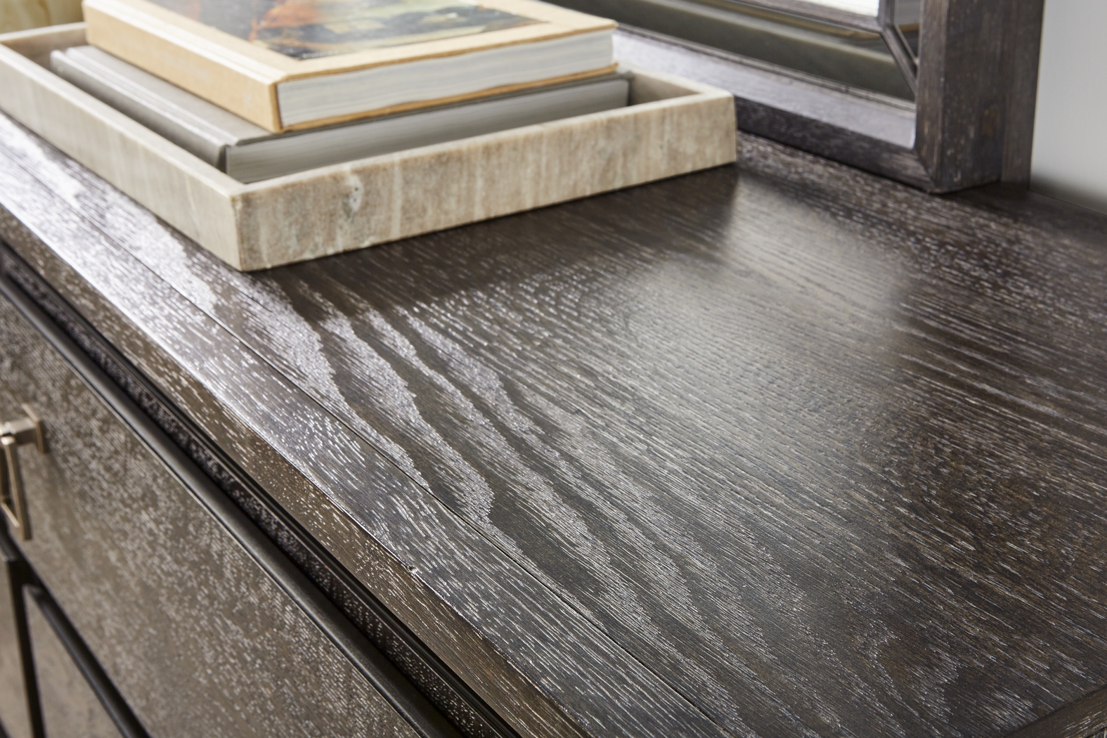 Savoy Creek Ash Gray 5 Pc King Panel Bedroom - Thumbnail - Image 9