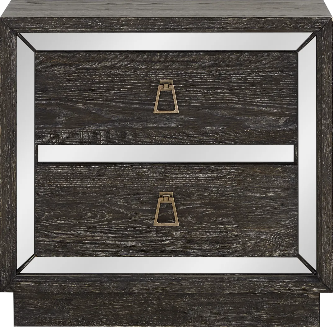 Savoy Creek Ash Gray 7 Pc Queen Panel Bedroom - Thumbnail - Image 10