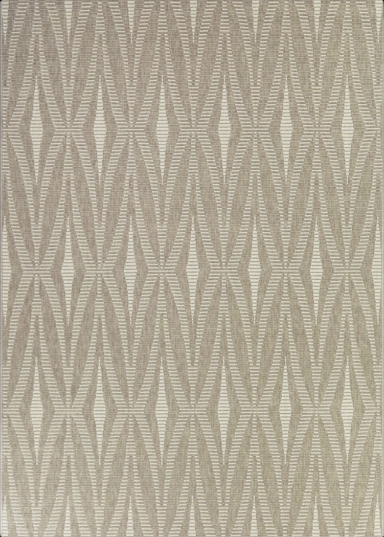Sawtelle Taupe 7'10 X 10' Indoor/Outdoor Rug - Thumbnail - Image 1